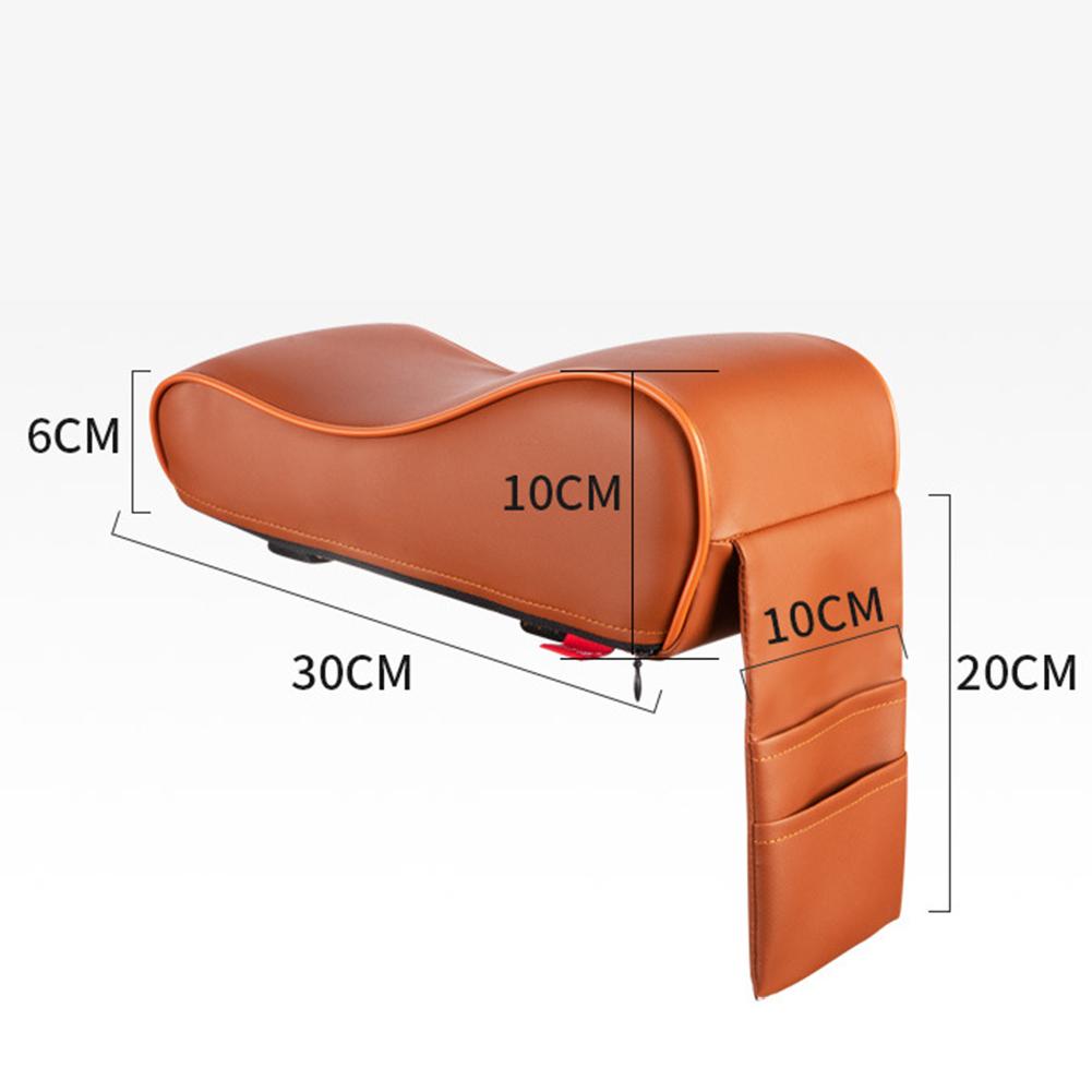 Car Central Console Armrest Pad Leather Arm Rest Seat Cushion