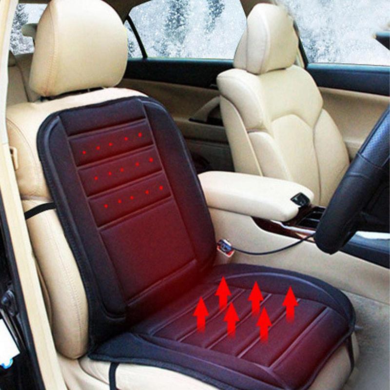 Car Heated Seat Cushion Winter 12V Auto Electric Warmer Cushion