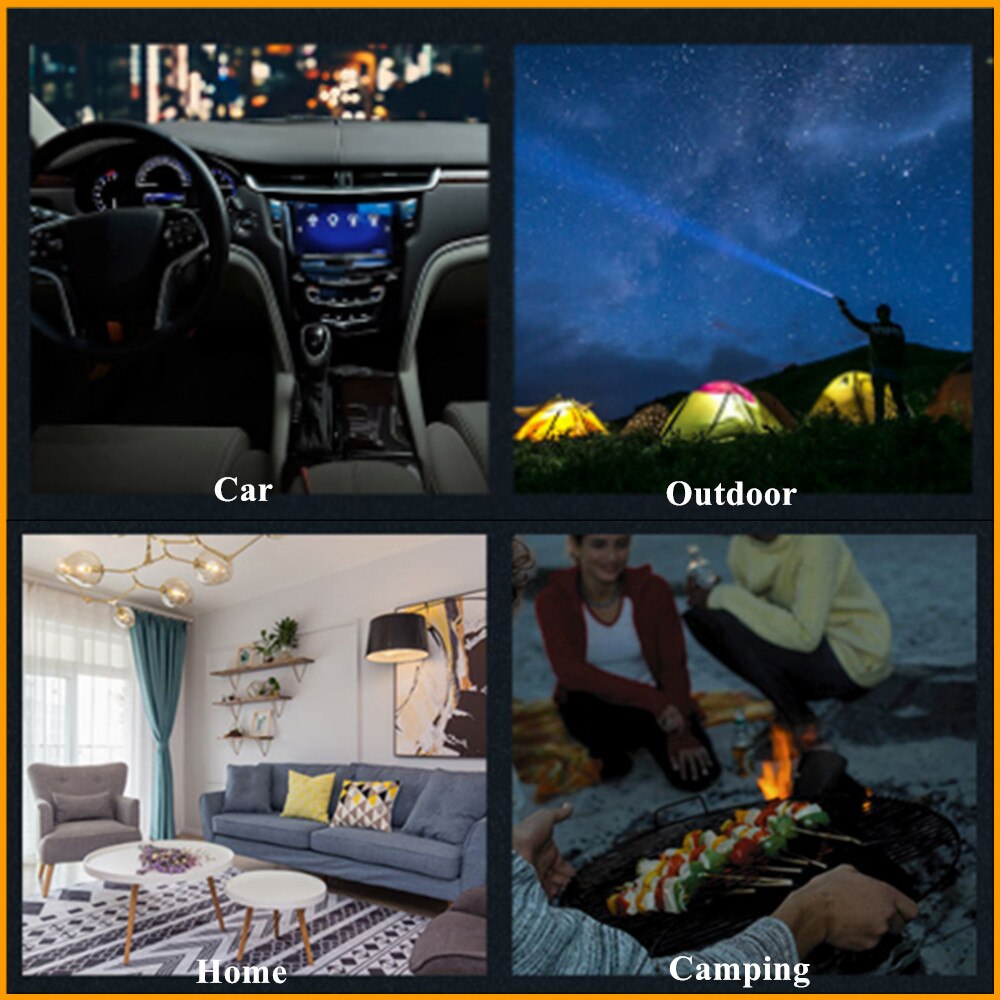 Car Roof Star Reading Light Wireless Led Usb Touch Type Indoor Lamp For Toyota Camry