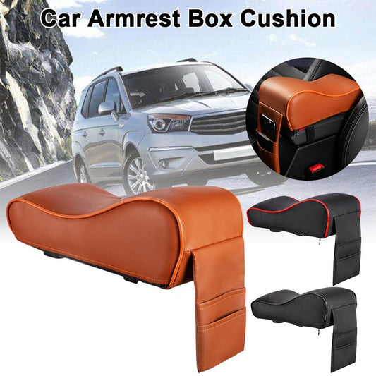 Car Central Console Armrest Pad Leather Arm Rest Seat Cushion