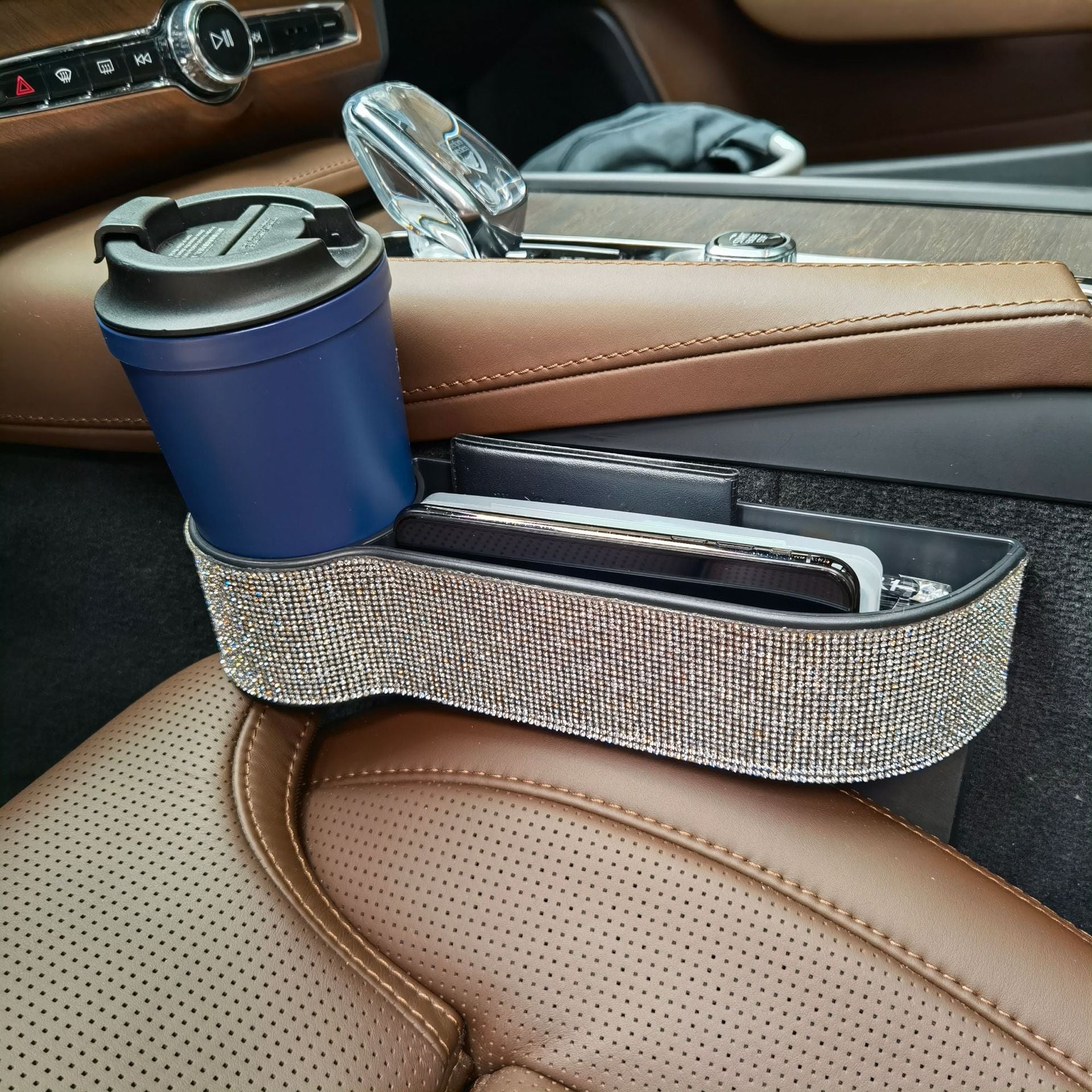 Car Organizer Auto Crevice Hole Phone Bottle Cup Holder Gap Storage