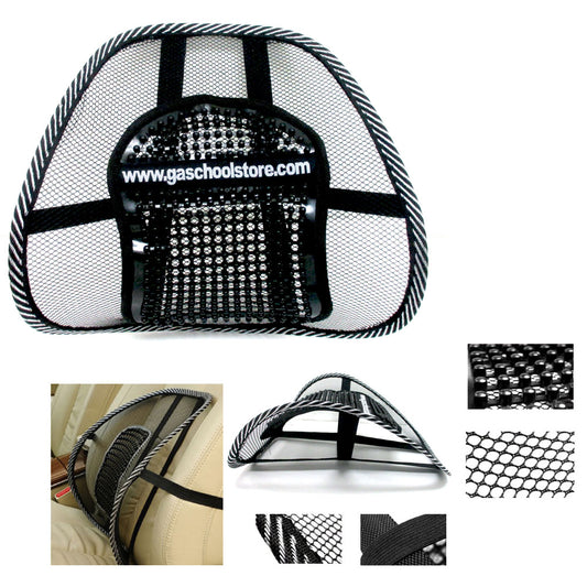 Car Seat Chair Cushion Cool Mesh Lumbar Back Brace Support