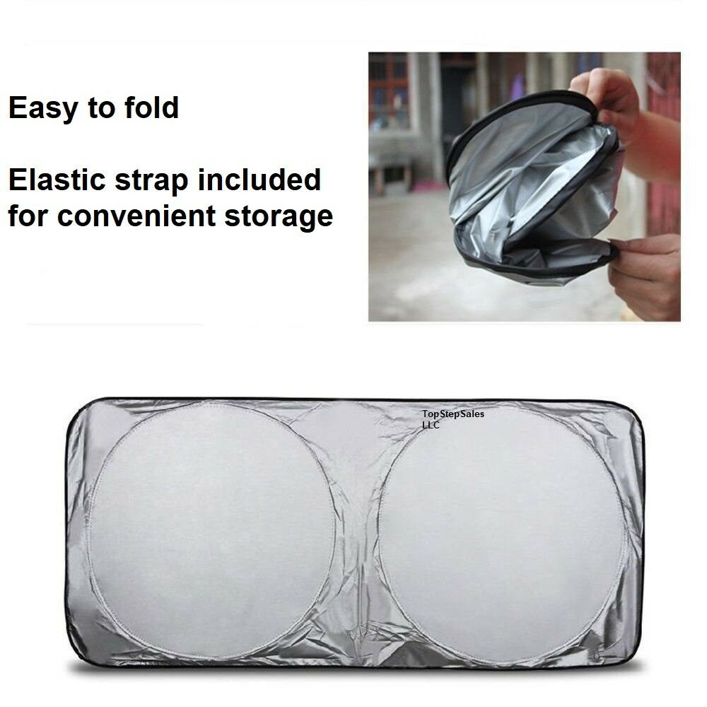 Car Foldable Extra Large Sun Shade Truck Van Windshield Visor Cover