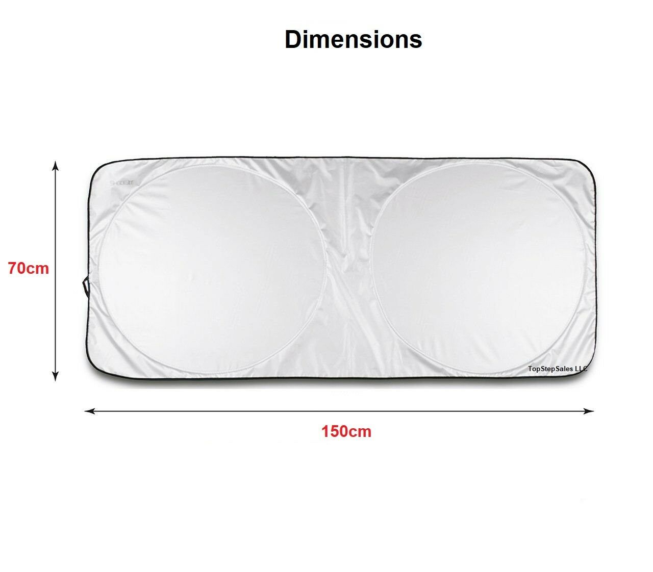 Car Foldable Extra Large Sun Shade Truck Van Windshield Visor Cover