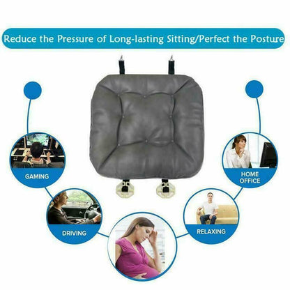 Car Seat Cushion Soft Leather Auto Chair Cushion Fit Ford Honda Toyota